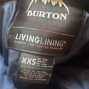 Men's Burton Covert Insulated Pants Color Denim